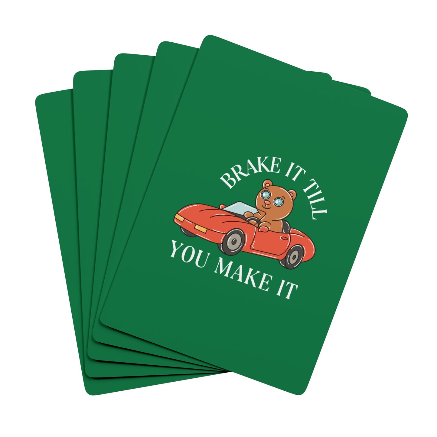 Playing Card Set - ZOOM BEAR by Audi Bell