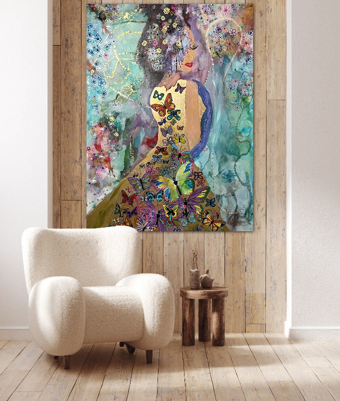 Original Painting - BUTTERFLY GIRL