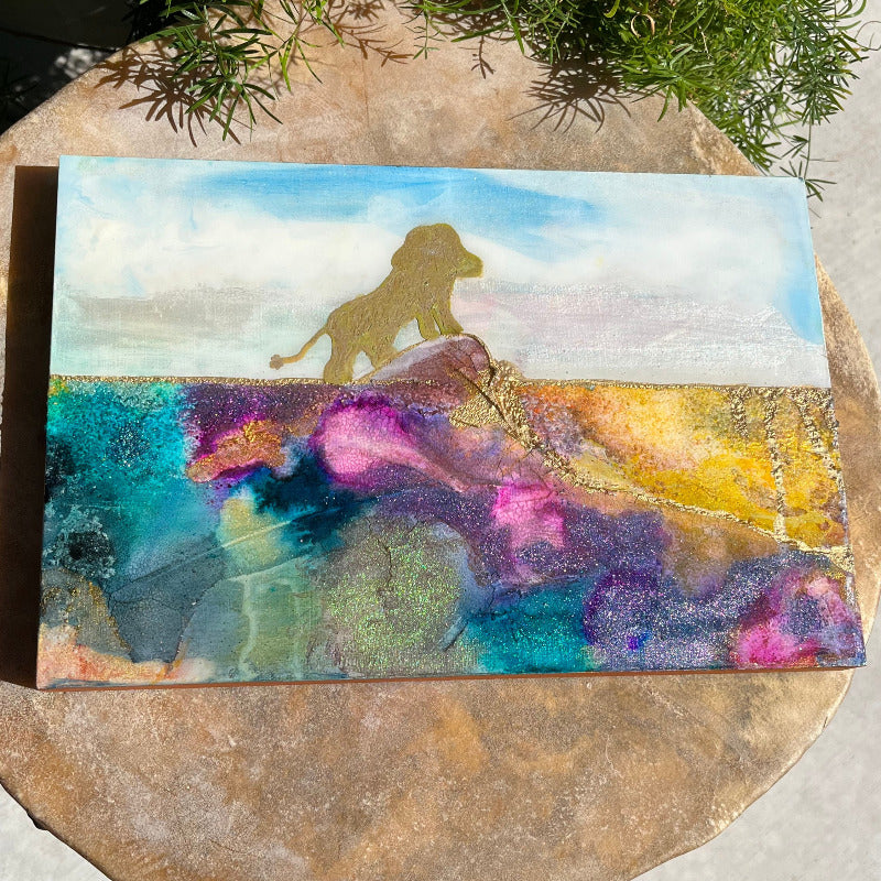 Original Painting - KING OF THE HILL