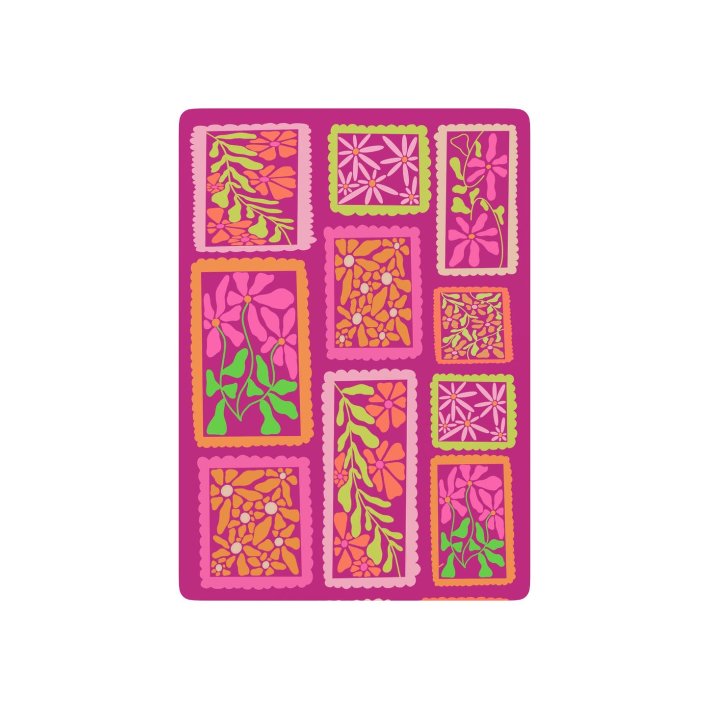 Playing Card Set - QUILTED FLOWERS by Audi Bell