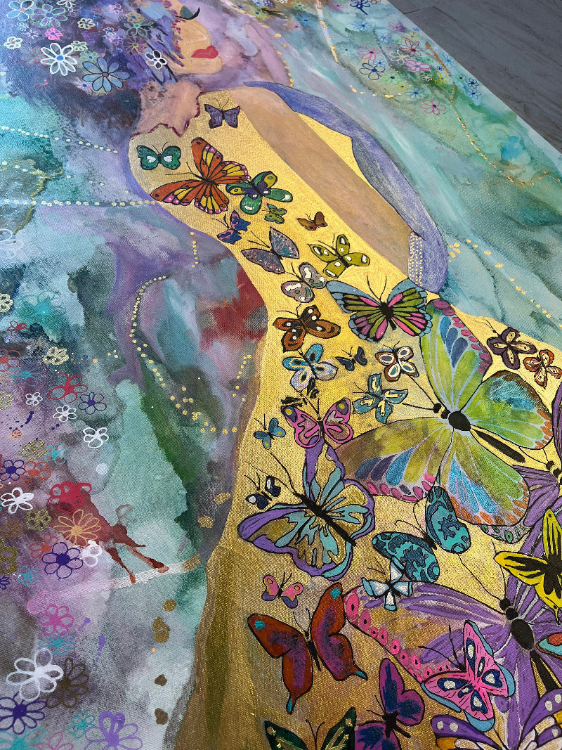 Original Painting - BUTTERFLY GIRL