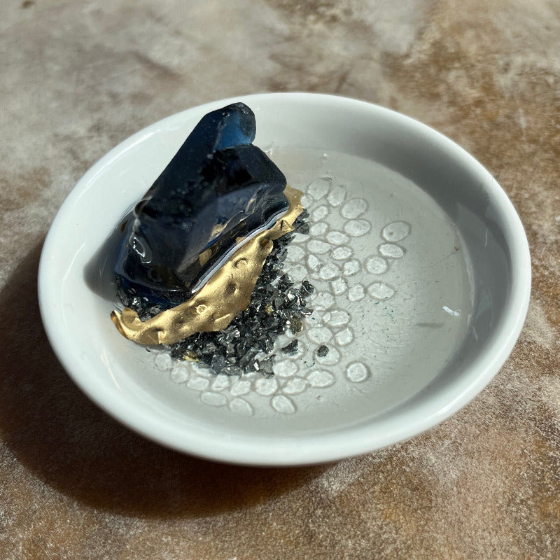 Ring Tray - BLUE GLASS