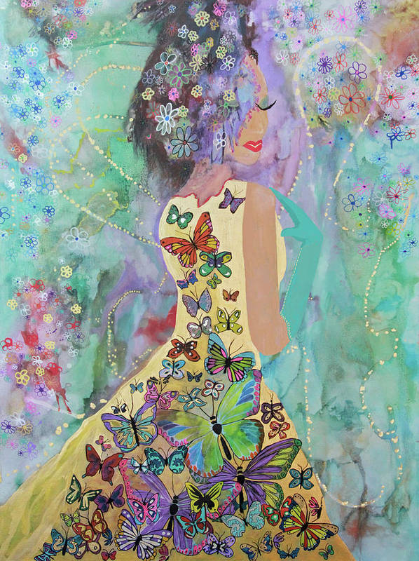 Print - BUTTERFLY GIRL