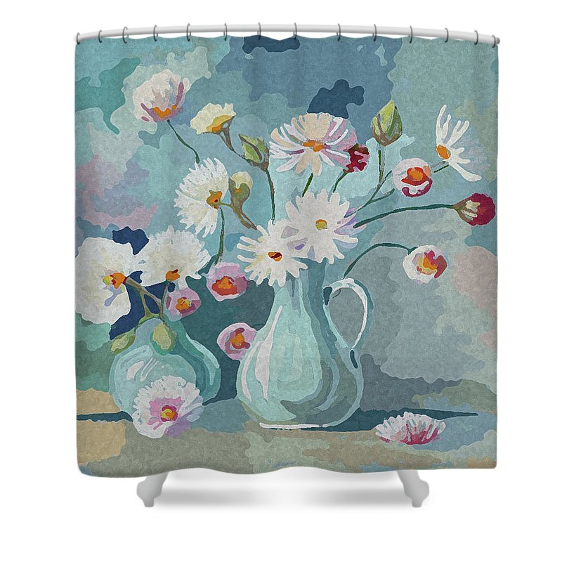 Shower Curtain - DREAMY FLOWERS