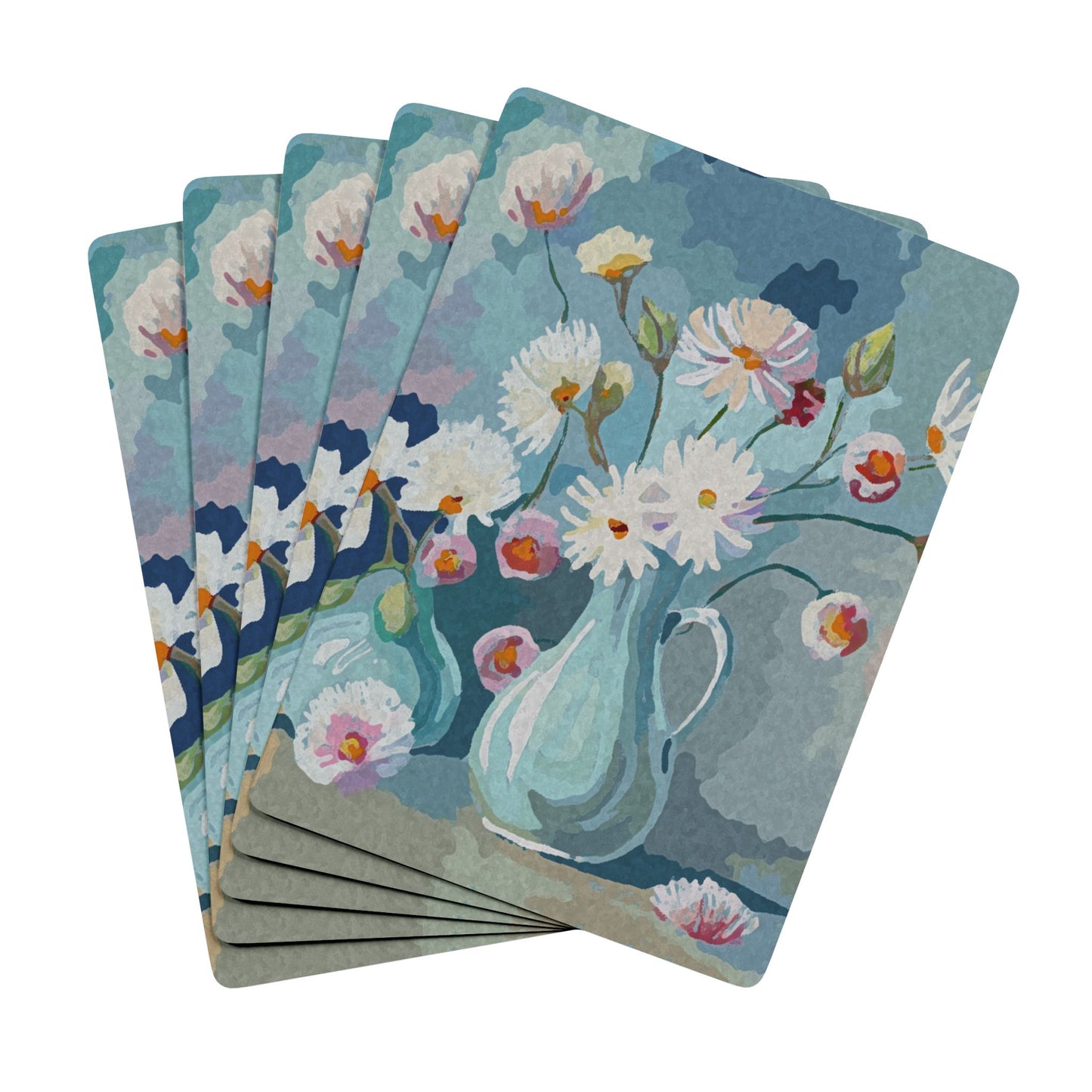 Playing Card Set -DREAMY FLOWERS by Hasty