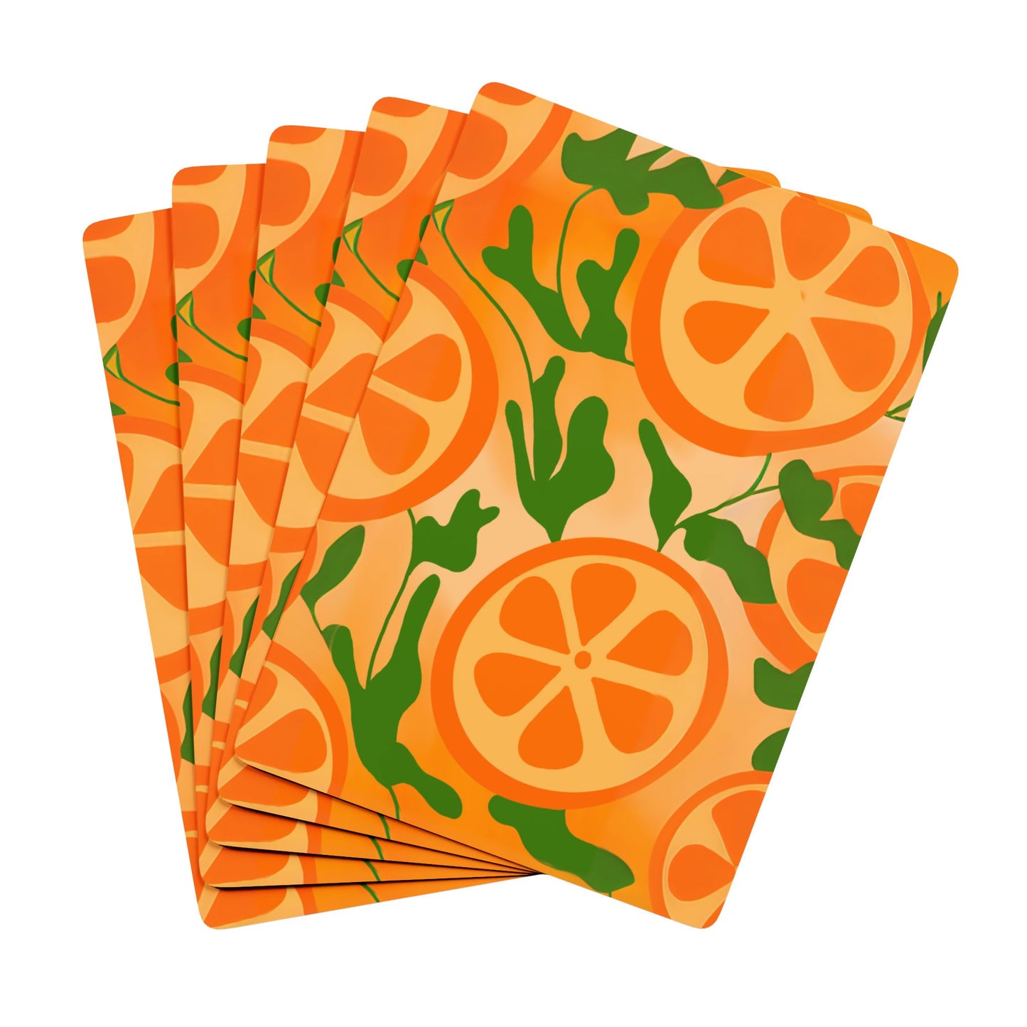 Playing Card Set - CITRUS SUMMER by Audi Bell