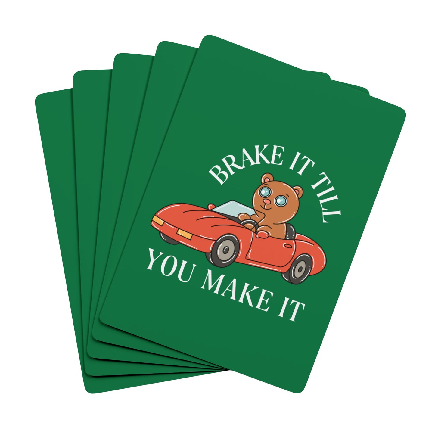Playing Card Set - ZOOM BEAR by Audi Bell