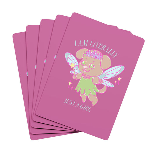 Playing Card Set - FAIRY PUPPY by Audi Bell
