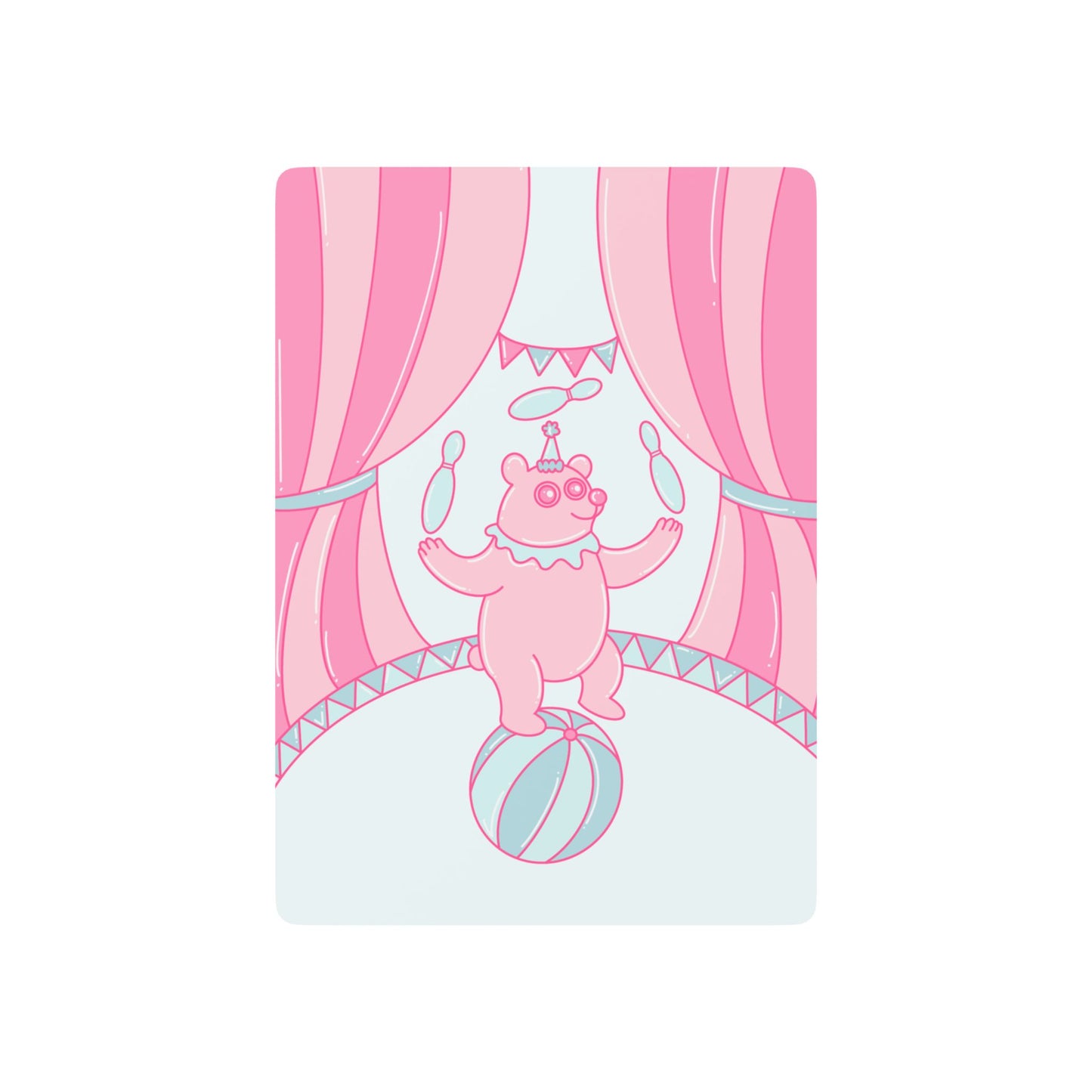 Playing Card Set - JUGGLING BEAR by Audi Bell