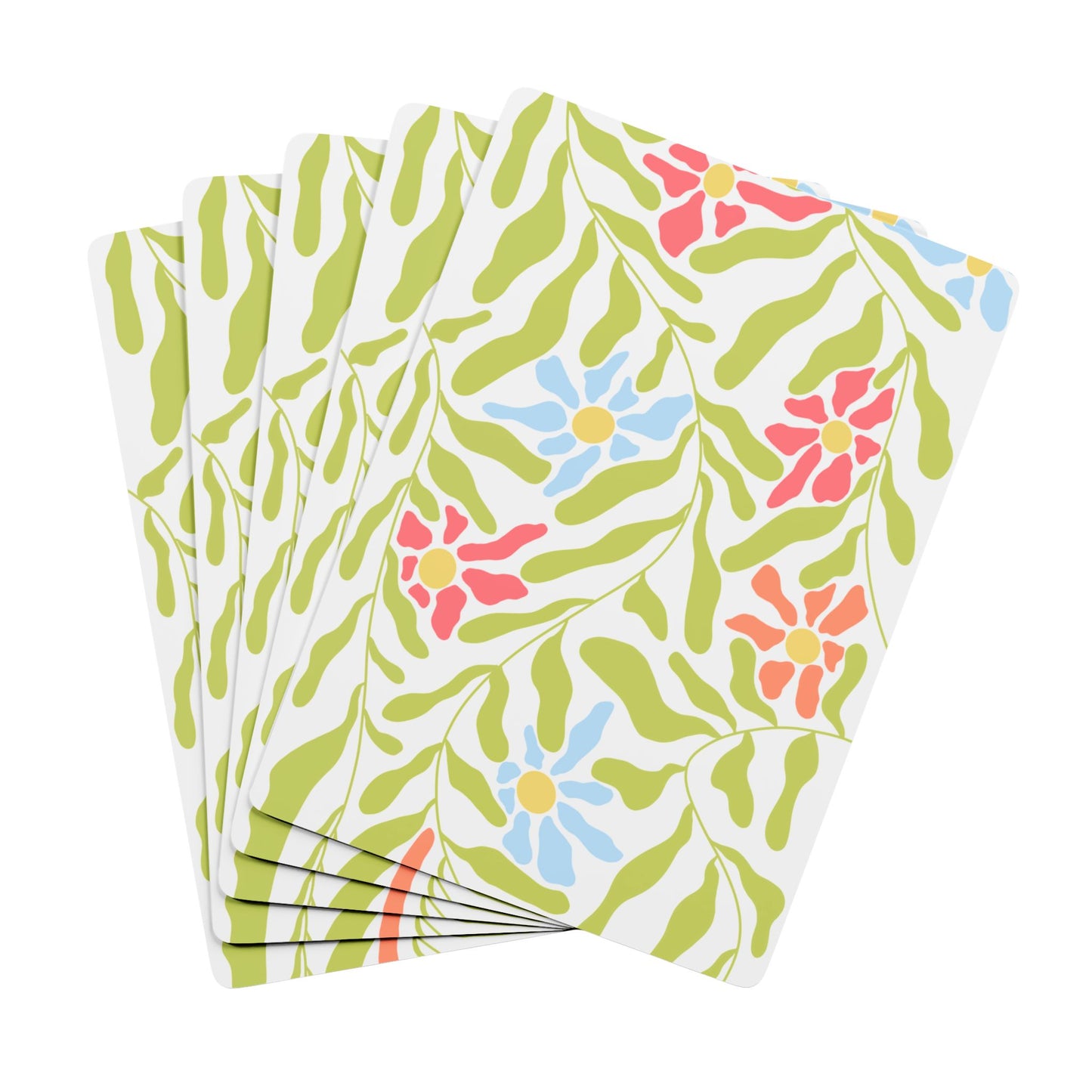 Playing Card Set - FLOWER POWER by Audi Bell