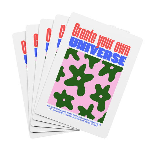 Playing Card Set - MY OWN UNIVERSE by Audi Bell