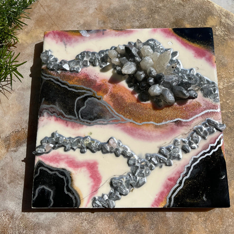 Geode Style Art - COSMIC DUST