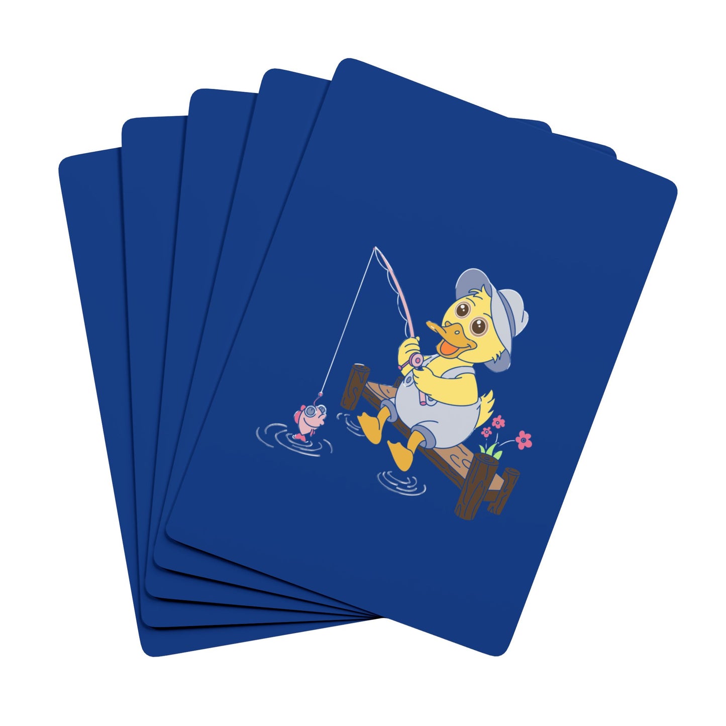 Playing Card Set - FISHING DUCKIE by Audi Bell