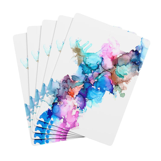 Playing Card Set - KALEIDOSCOPE RAINDROPS by Hasty