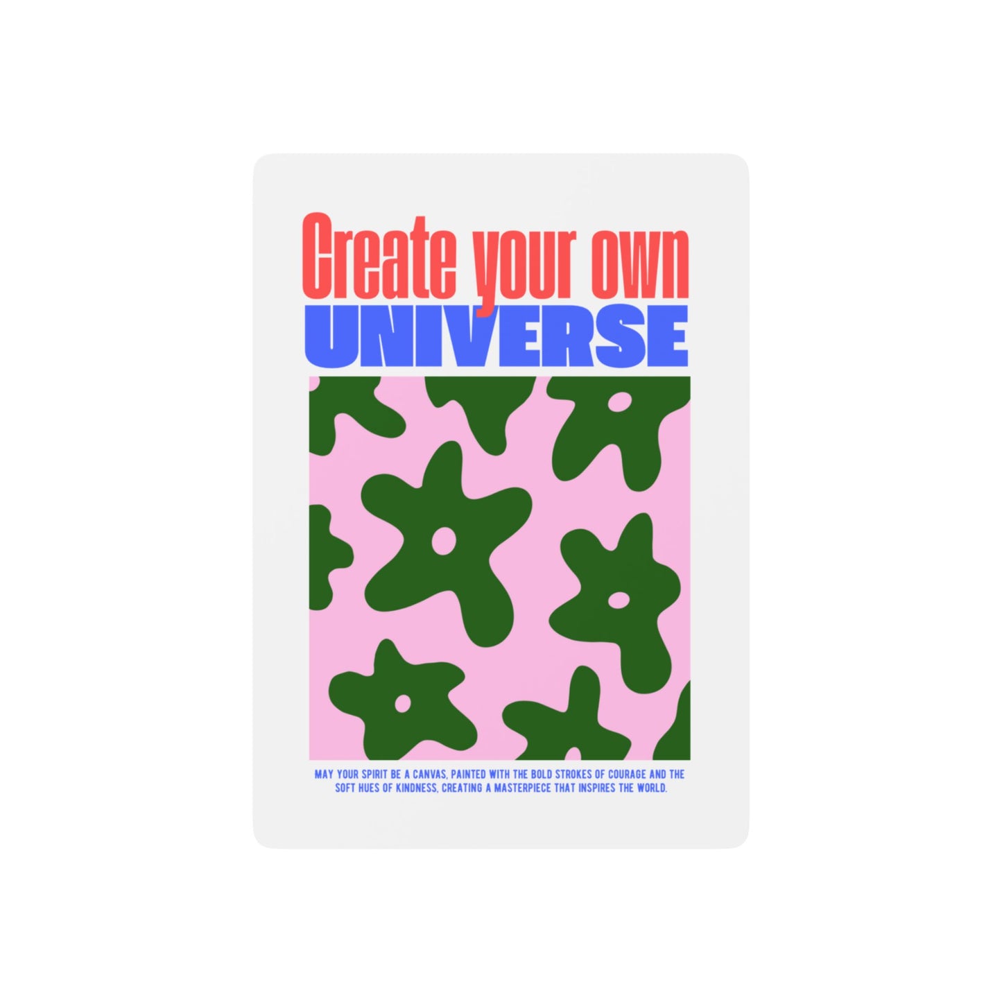 Playing Card Set - MY OWN UNIVERSE by Audi Bell