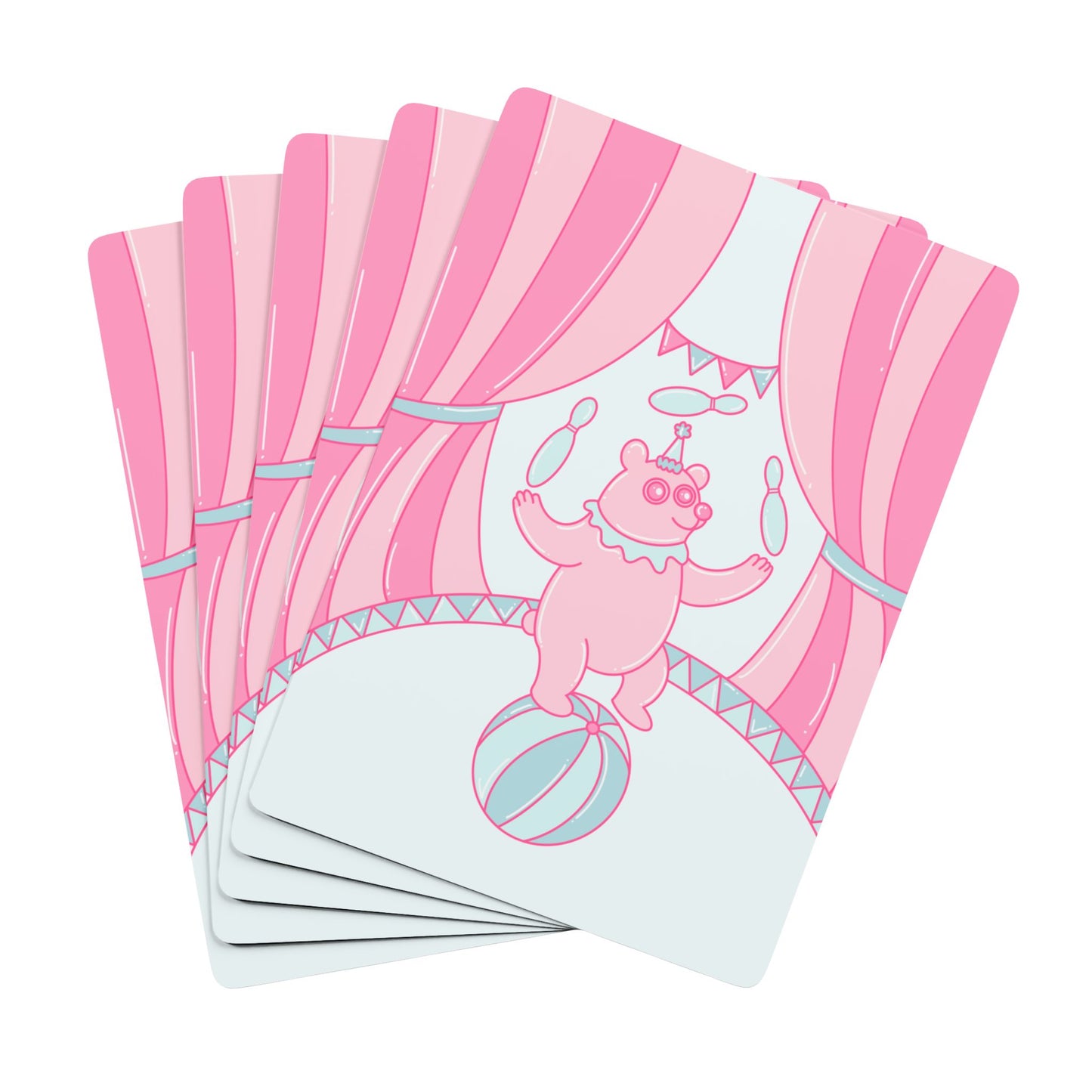 Playing Card Set - JUGGLING BEAR by Audi Bell