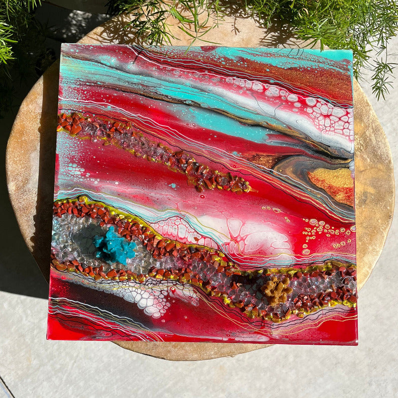 Geode Style Art - SUMMER FIESTA