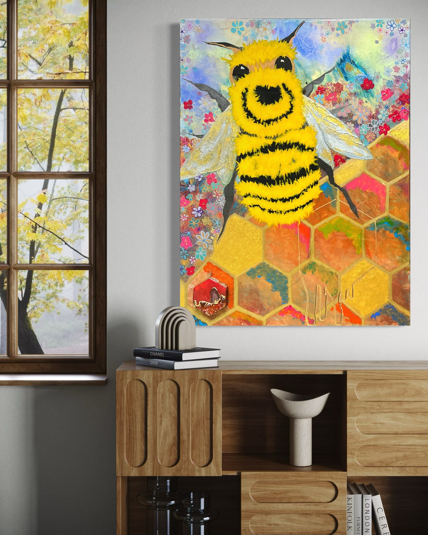 Original Painting - BUZZY BEE