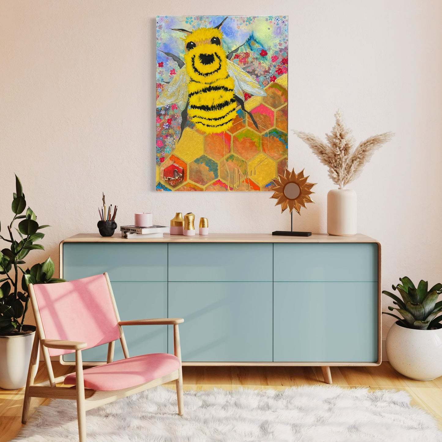 Original Painting - BUZZY BEE