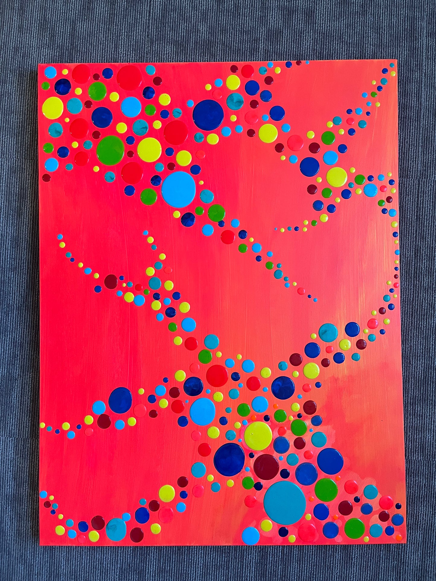 Original Painting - COLORFUL CHEMISTRY