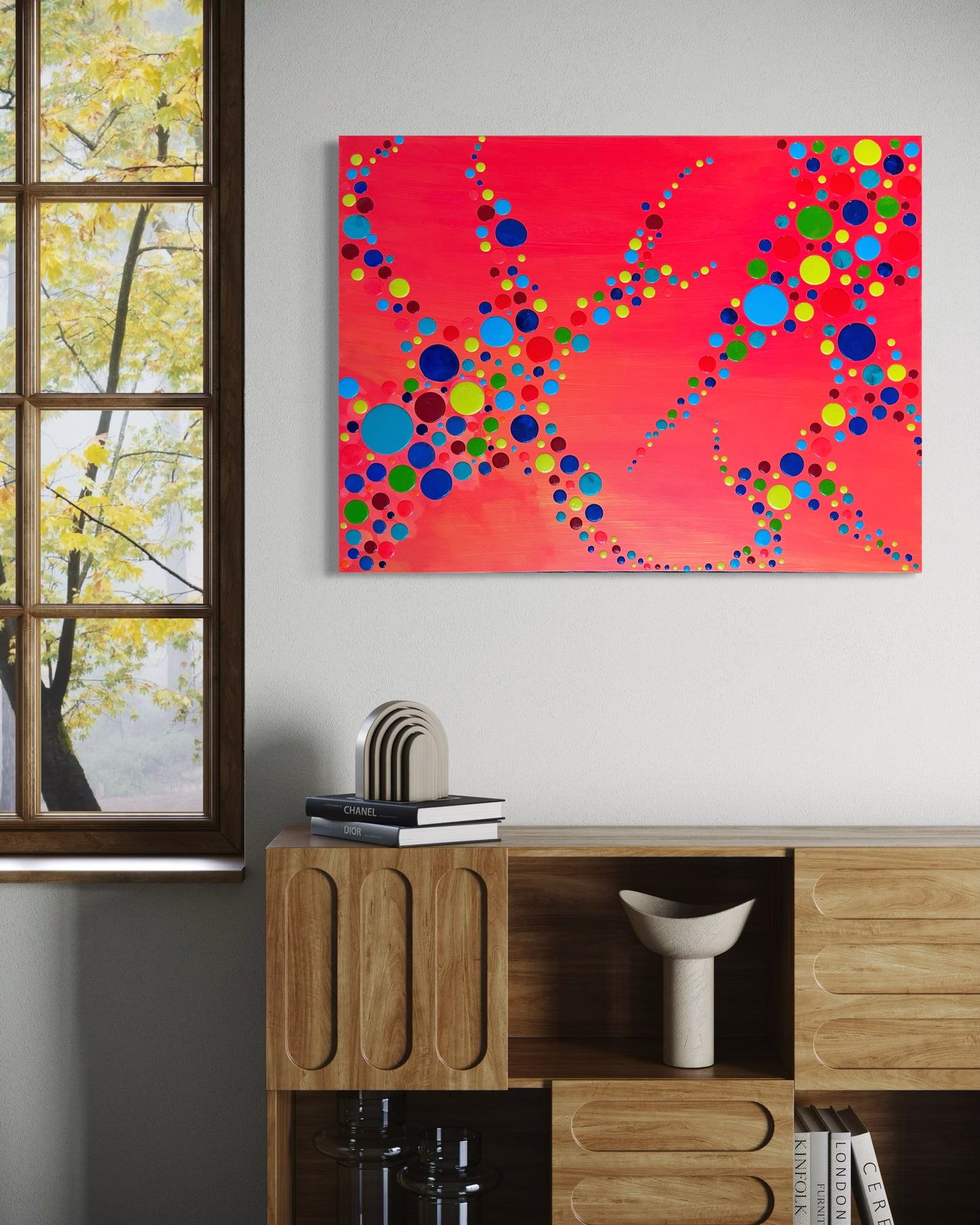 Original Painting - COLORFUL CHEMISTRY