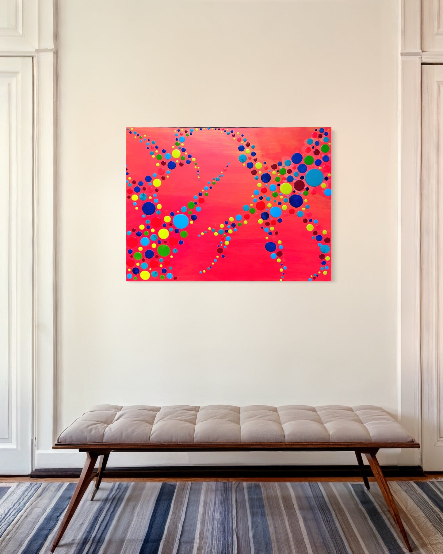 Original Painting - COLORFUL CHEMISTRY