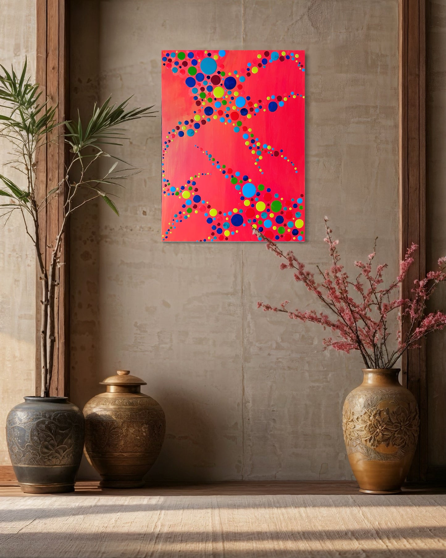 Original Painting - COLORFUL CHEMISTRY