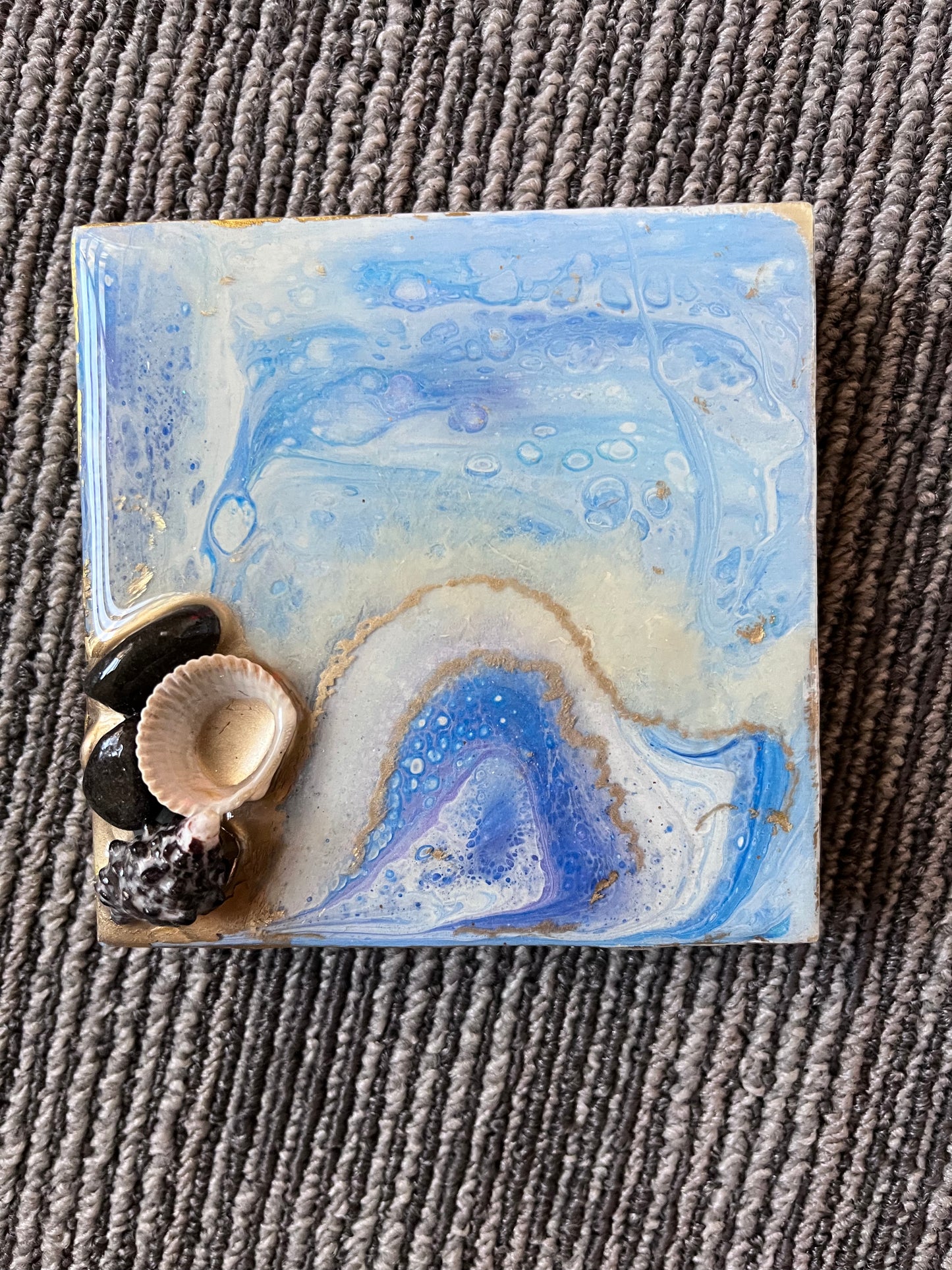 Geode Style Art - SUMMER BEACH