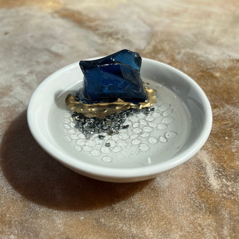 Ring Tray - BLUE GLASS