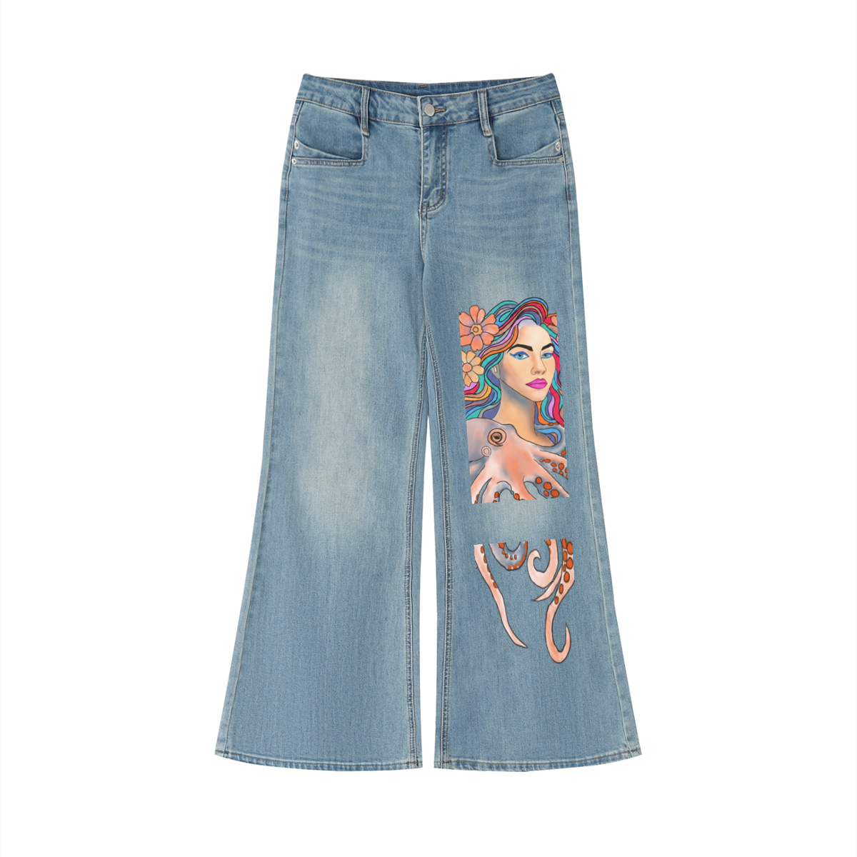 girl,jeans,flare,streetware,hasty