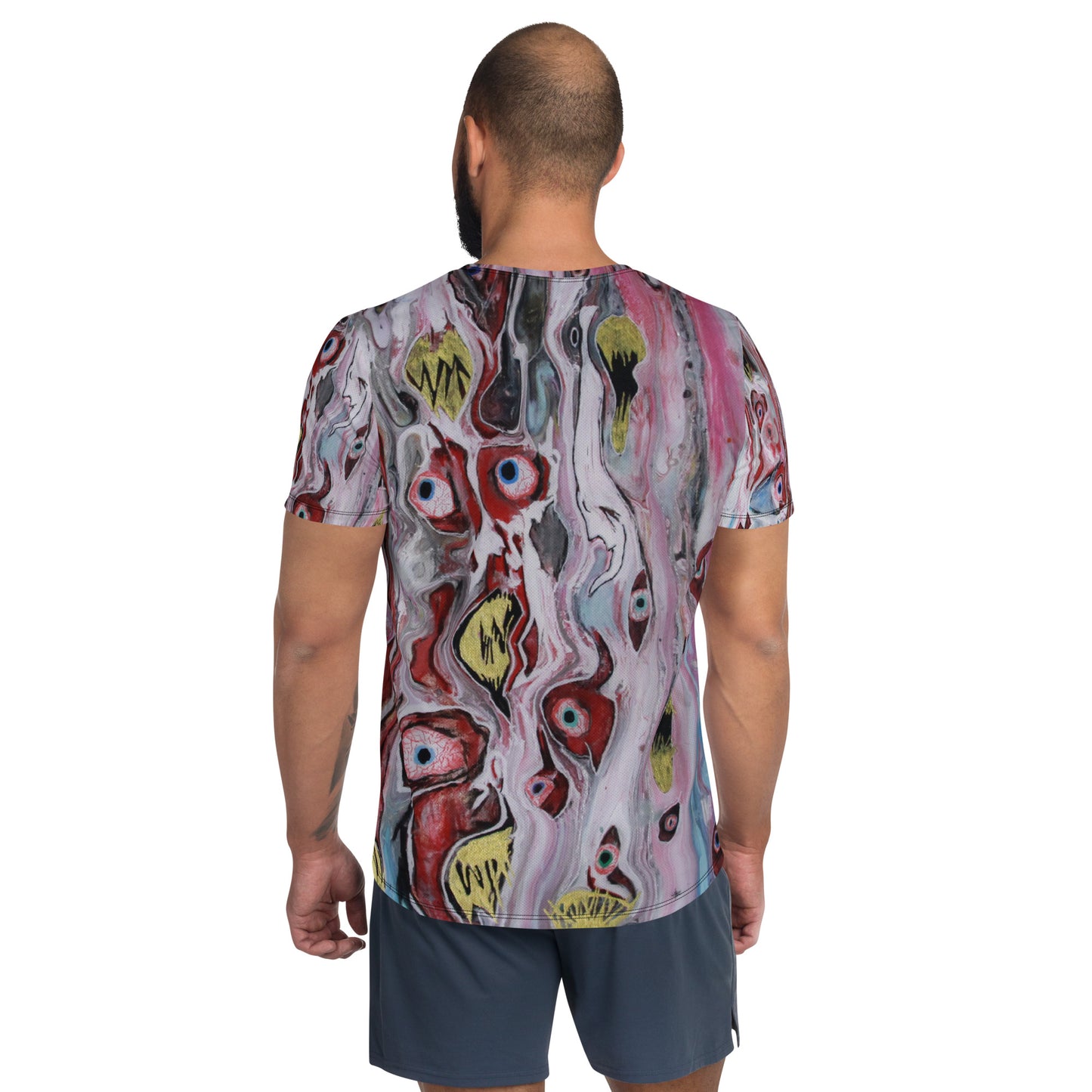 Shirt (Athletic T-shirt) - MONSTER FACES