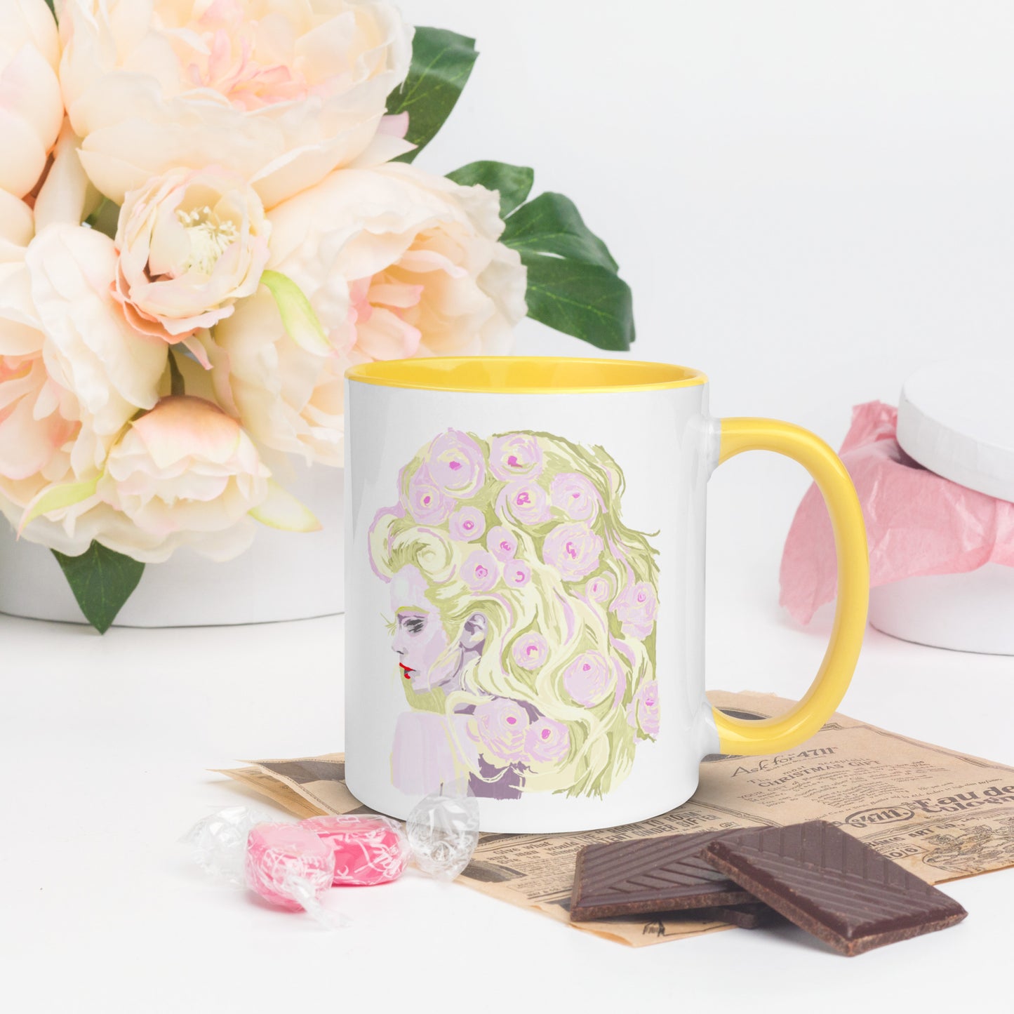 Mug with Color Inside - JESSICA