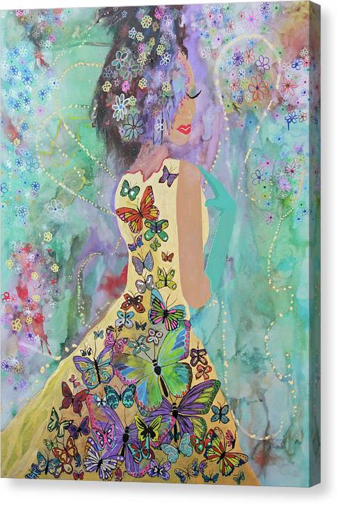 Print (Canvas) - BUTTERFLY GIRL