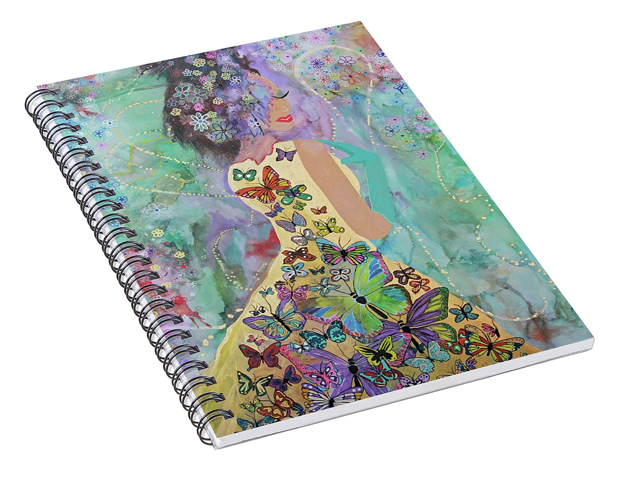 Notebook (Spiral) - BUTTERFLY GIRL